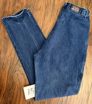 Vtg Ozark Mountain Bareback Jeans Womens 13/14 USA Button Fly High Rise 28 Waist